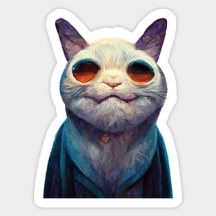 Polite Kitty Sticker